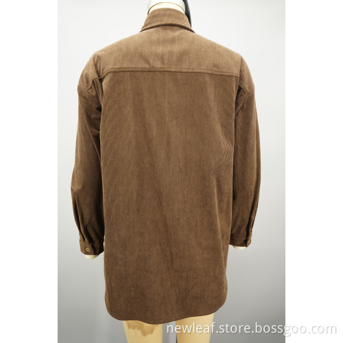High Quality Corduroy 16W Ladies Shirt